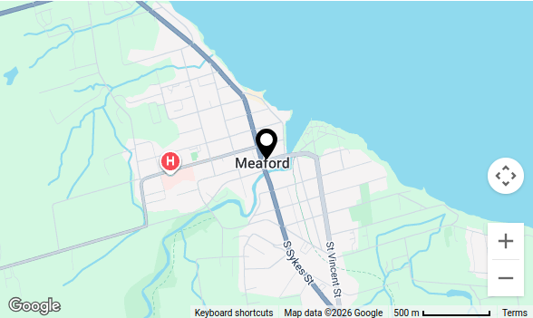 Map showing the location of Little Wren Hair Studio